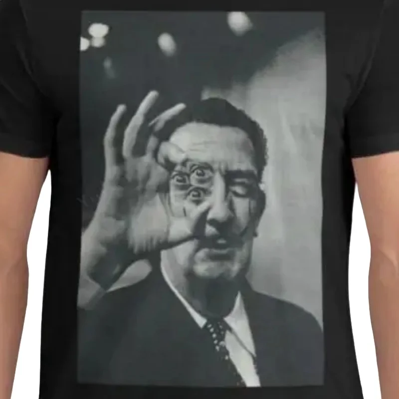 Camiseta clásica El Salvador DALI, camisetas en blanco, camisetas divertidas para hombres, ropa para hombres