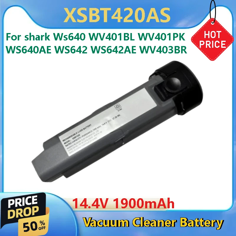 

Brand New Replacement Battery For Shark WS640/AE WV401BL/PK WS642/AE WV403BR Series XSBT420UK XSBT420AS Cordless Vacuum Cleaner