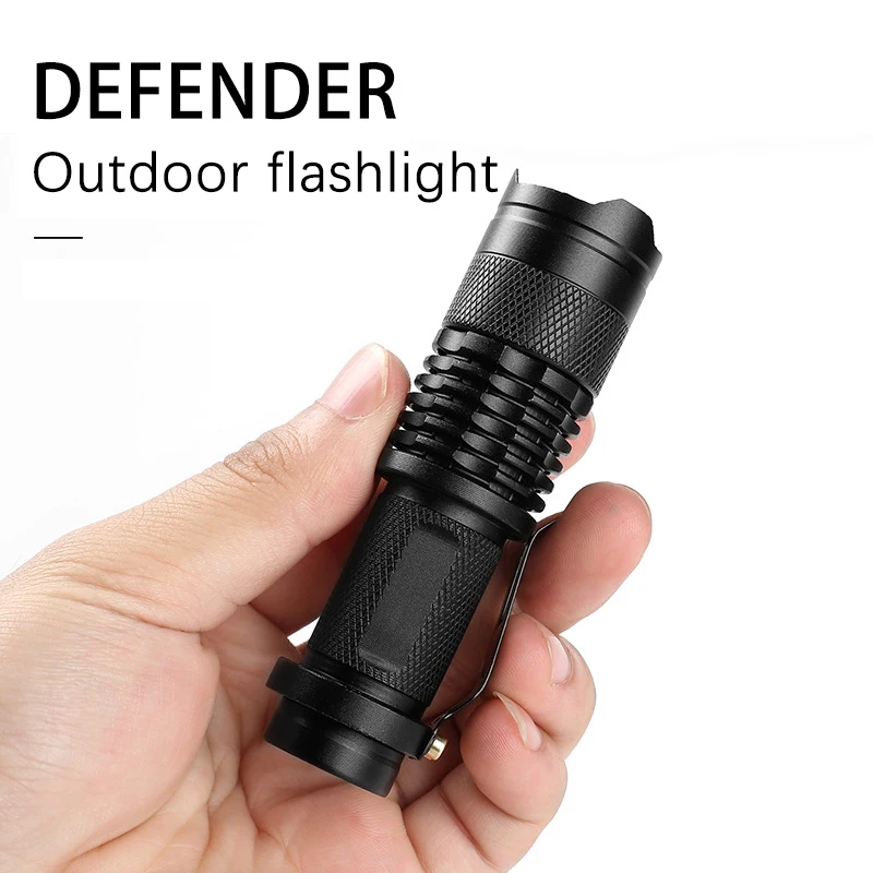 

White Light Laser Bright Light Mini Zoom Bright Light Flashlight Telescopic Focus Outdoor Searchlight LED Telescopic Focus Super