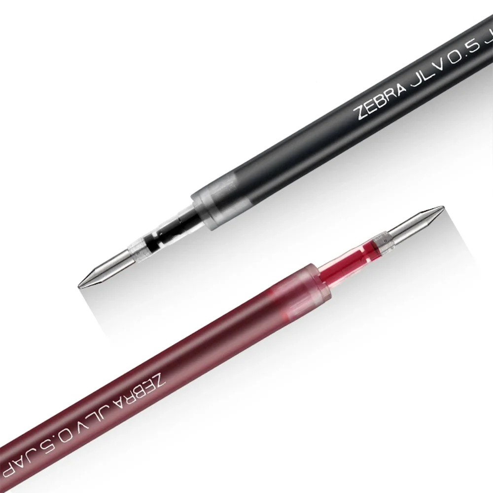 اليابان زيبرا جل القلم الأساسية السلس السلس وسريعة الجافة الصحافة الملء JLV-0.5 الأساسية استبدال الأساسية مناسبة ل JJ15/JJZ33/JJZ49 #3