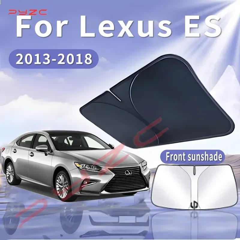 Car Sun Visor For Lexus ES XV60 2013~2018 2014 2015 Front Windshield Sunshade Heat Insulation Summer Cooling Auto Accessories
