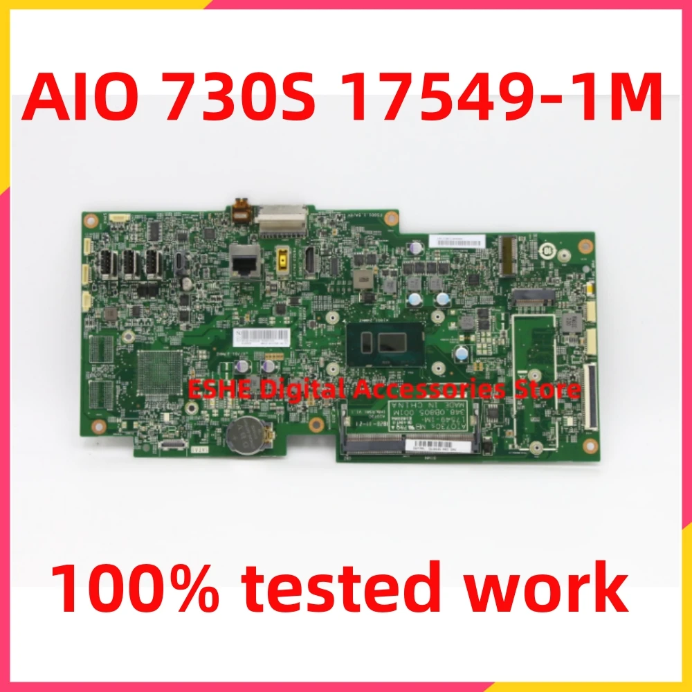 

01LM635 For Lenovo AIO 730S Laptop Motherboard 17549-1M Motherboard 348.0B805.001M UMA 100% tested work