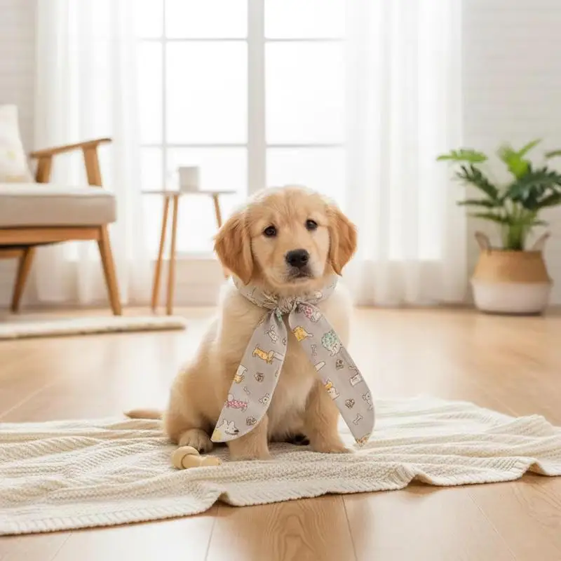 Summer Pet Cooling Neck Wrap With Quick Cooling Gel Comfortable Adjustable Design Reusable Suitable For Dogs And Cats