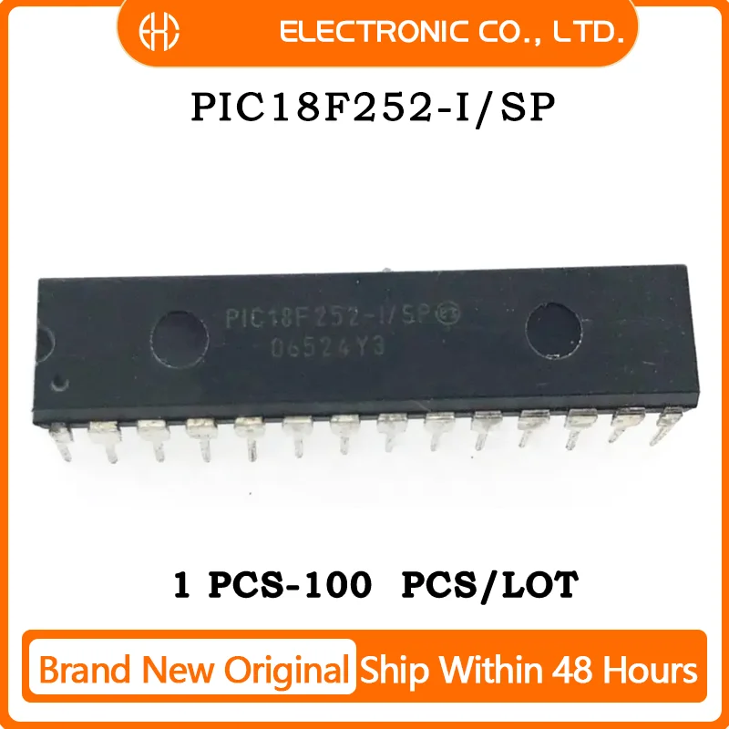

1PCS/5PCS/10PCS/50PCS PIC18F252-I/SP IC MCU 8BIT 32KB FLASH 28SPDIP Brand New Original IC Chip