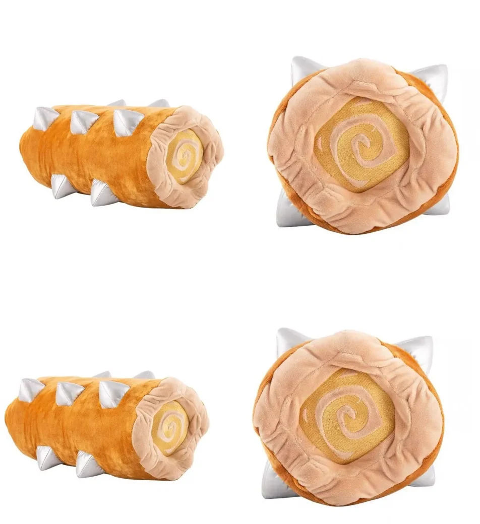 

In stock 35cm game peripheral plush wood rolling wood wolf tooth stick design cartoon theme decompression toy