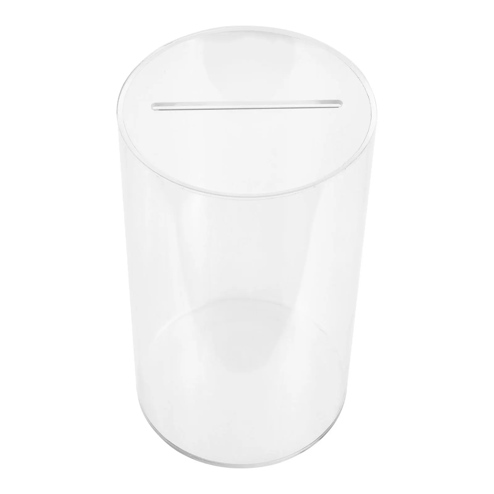 

Cylinder Shape Transparent Coin Bank Large Capacity Durable Saving Pot Motivational Kids Money Box Coin Bank Money Jar