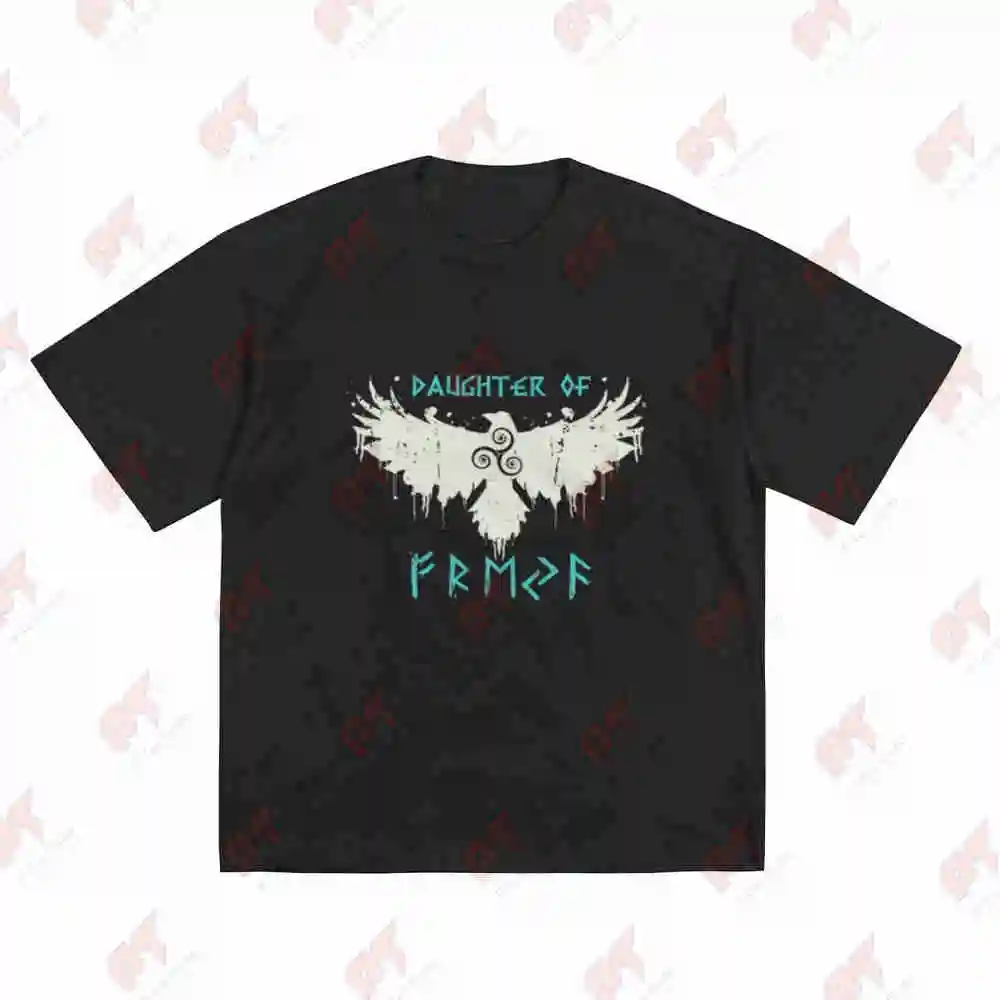 Schildmaiden Expresser Daughter Of Freyja Nordic Viking Short Sleeve Tee 100% Cotton T-Shirt