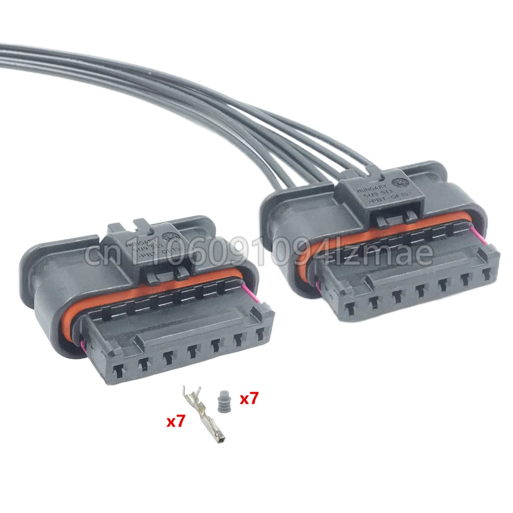 7 Pin Car Cruise Cable Harness Plug AC Assembly Auto ACC Module Waterproof Socket For VW Audi 6189-7732 5QF973707A 5QF 973 707 A
