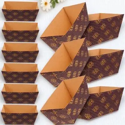 

25pcs Paper Loaf Pans Disposable Baking Molds Heat Resistant Cake Liners For Desserts Appetizers Bakery Supplies Kitchen Barware