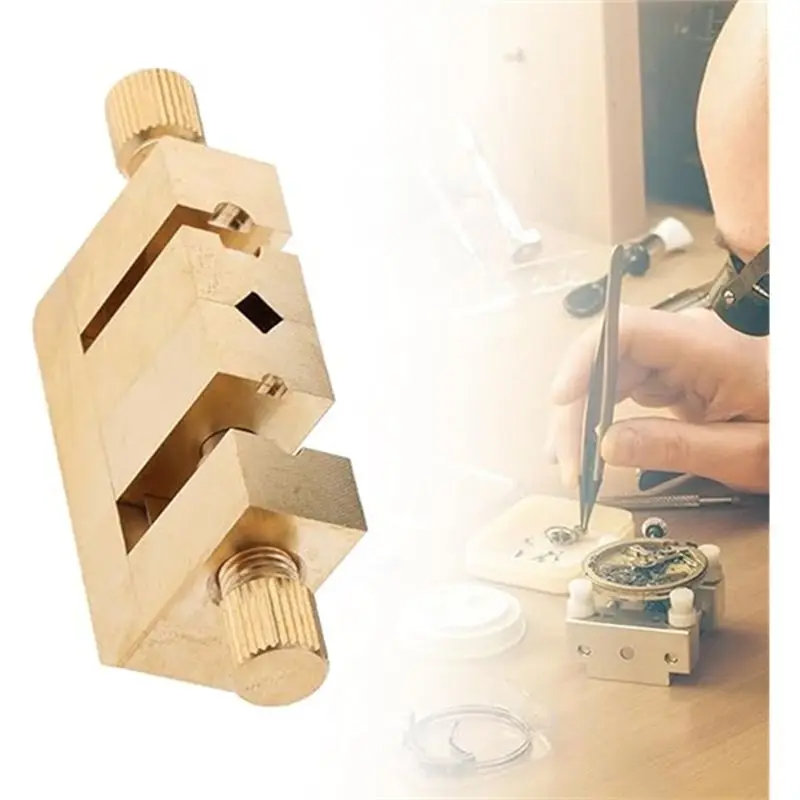 A84X-Watchmaker Tools- DIY Repair Tool Clamp For Watch Crown Workbench Shop Table Bench