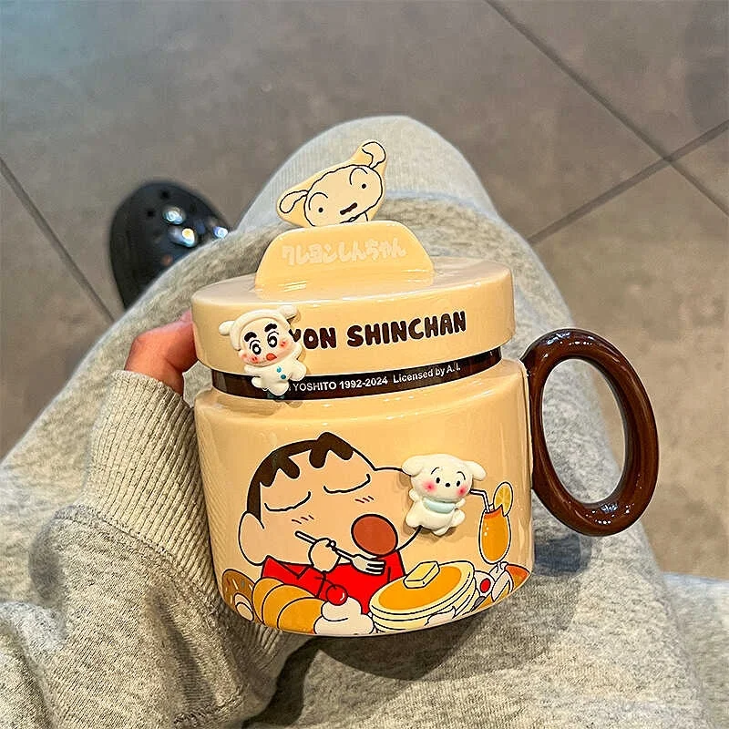 

Xiaoxin mobile phone stand ceramic mug coffee couple water cup household high-looking girl birthday gift