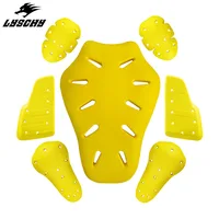 Equipo de protección con certificación CE nivel 2 para chaqueta de motocicleta, Protector trasero, elasticidad gruesa, armadura de conductor, almohadillas para columna vertebral y pecho