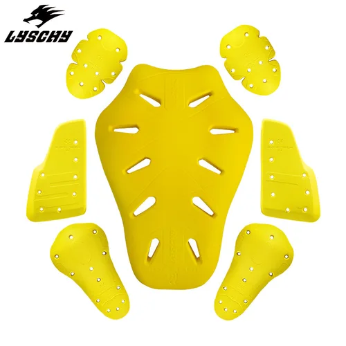 Equipo de protección con certificación CE nivel 2 para chaqueta de motocicleta, Protector trasero, elasticidad gruesa, armadura de conductor, almohadillas para columna vertebral y pecho