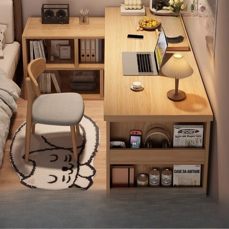 Commercial  Solid wood computer desk household bedroom learning small apartment