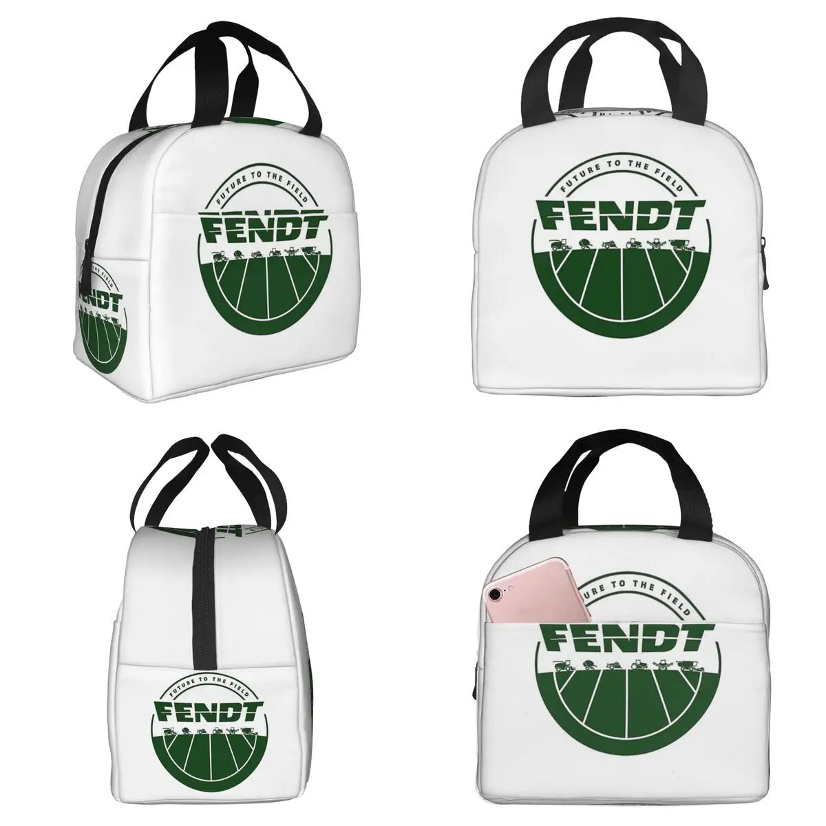Future To Field Fendt Insulated Lunch Bag for Kids School Cooler Thermal Food Box Tote Portable Lunch Boxes Container