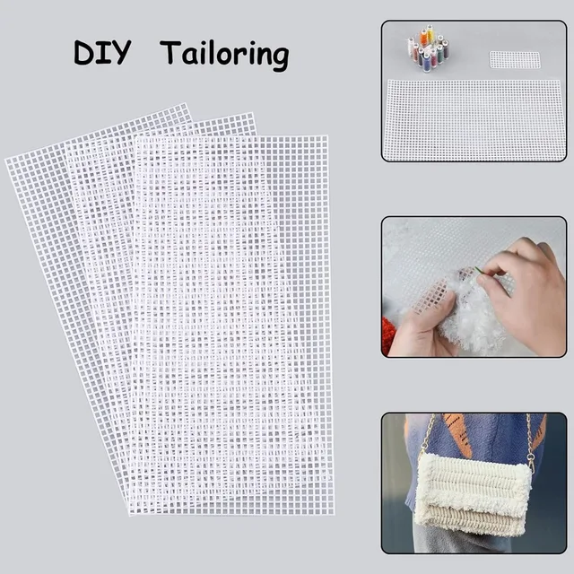 Feuilles de sac en toile en maille plastique, couverture de filet en plastique, accessoires de sac à main, 10 pièces 5