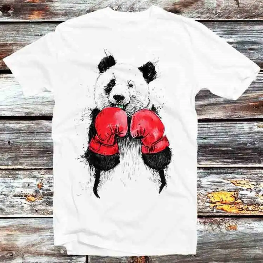 

Boxing Panda Cute Sport Gym T-Shirt 47, Unisex T-Shirt