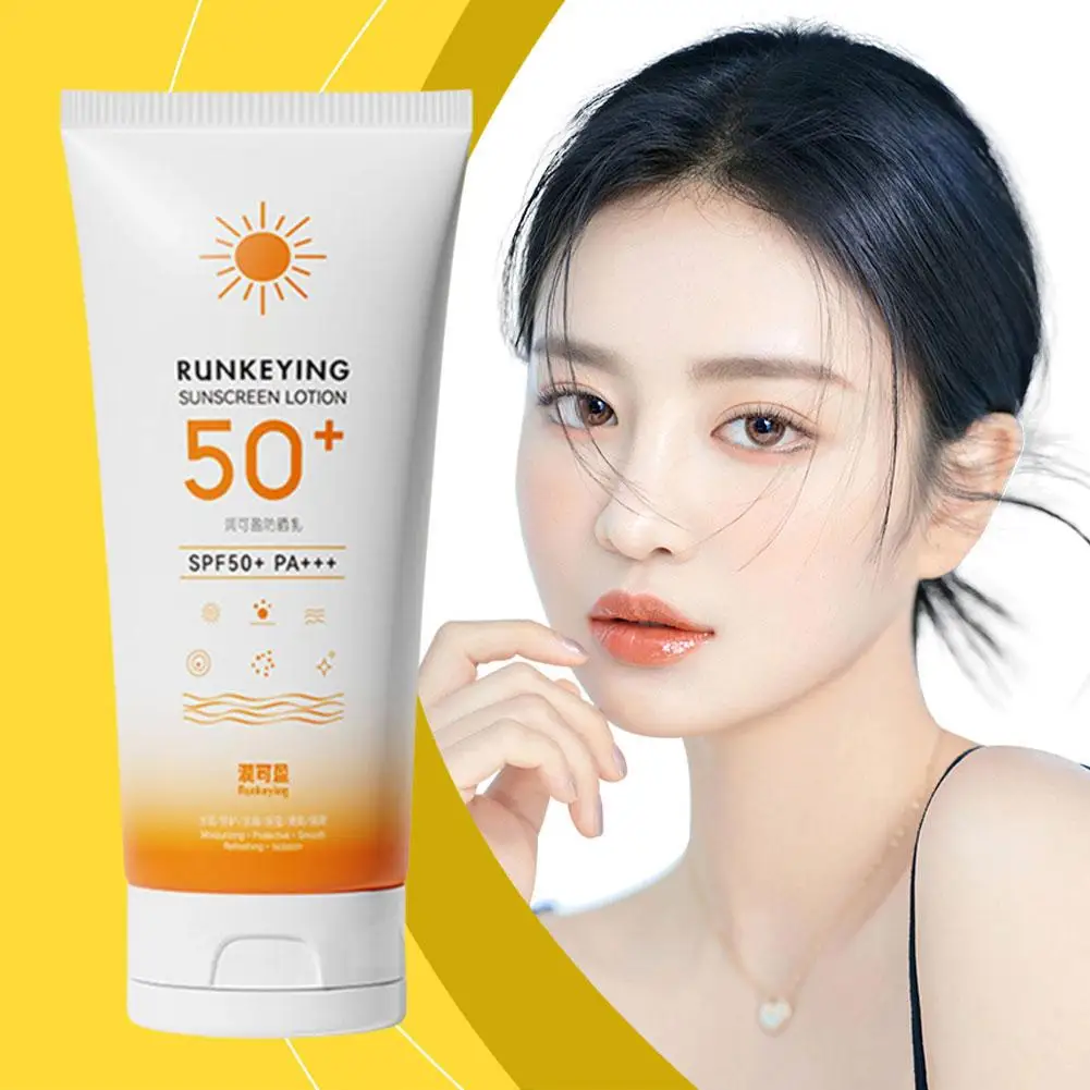 Facial Sunscreen SunCream Sunblock Skin Protective Facial Cream Moisturizer New Sun Control Oil Anti Cream Aging Bleaching I9N6