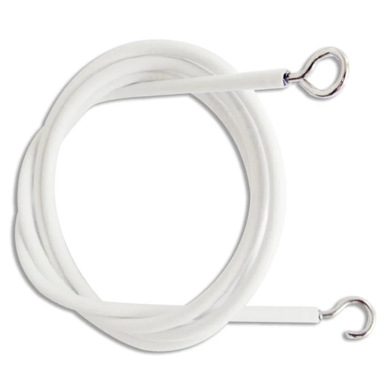 Net Hang 4m Curtain Wire Window Cord Cable String Set With 5 Fish Eyes 5 Hooks