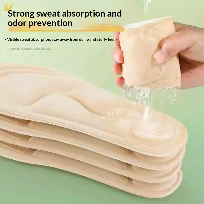1Pair Thick Breathable Massage Memory Foam Insoles Comfort Cushion Pads Suitable for High Heels