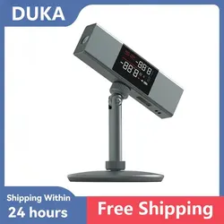 DUKA Atuman LI1 Laser goniometro inclinometro digitale misura dell'angolo 2 in 1 righello di livello Laser misurazione Laser di ricarica di tipo C