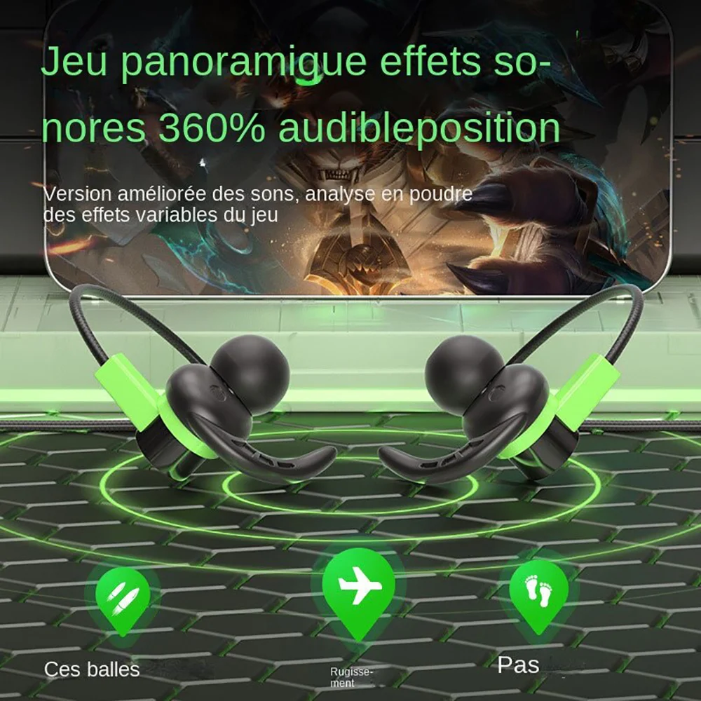 3.5 ملم سماعات أذن سلكية داخل الأذن ميكروفون باس HiFi سماعات أذن استريو رياضية تحكم في الخط لهاتف آيفون وسامسونج وشاومي #2