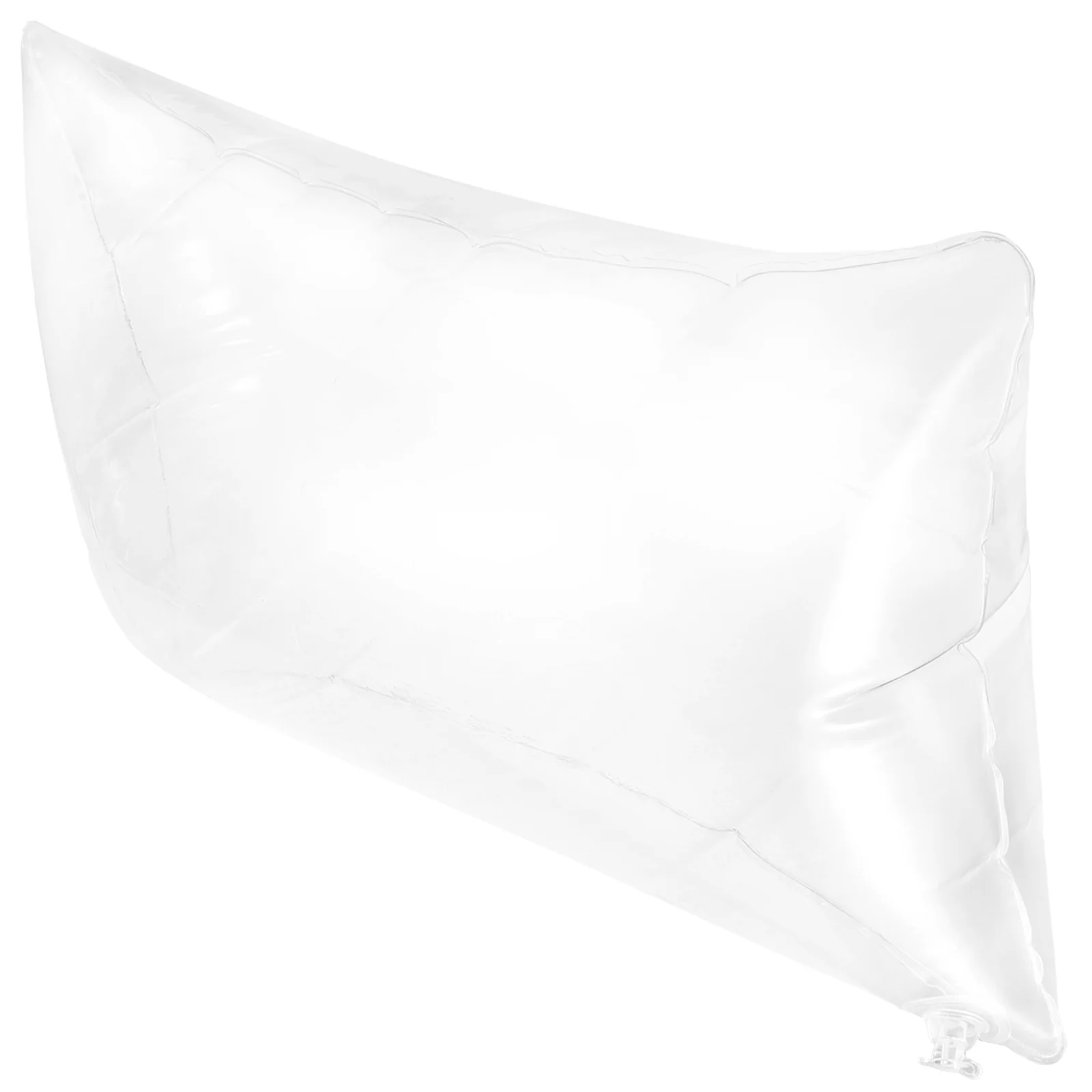 Water Resistant Pillow Inset Transparent Sofa Inflatable Inserts Camping Fold Cushion Clear