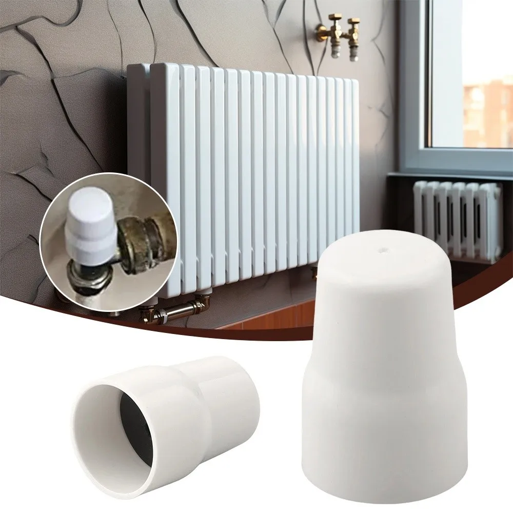 

Новая крышка клапана радиатора из АБС-пластика, черно-белая крышка клапана, удобная вставной сменная крышка, крышки сливных труб, обустройство дома