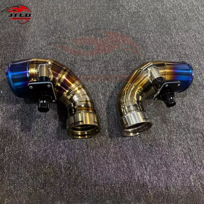 JTLD Performance Titanium Alloy Engine Inlet Pipe Intake Tube for BMW F90 M5 M8 S63 4.4L V8 Turbo Upgrade Replacement OEM