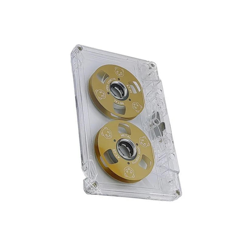 

A13E-Blank Cassette Retro Transparent Shell With Cassette For Music Recording Audio Accessories