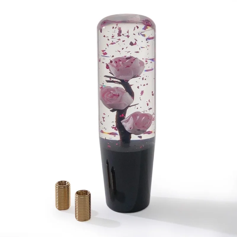 

Universal 5 6 Speed Car Manual Automatic Transmission Gear Shift Knob Shifter Head Stick Stick Round Handle Lever AT MT