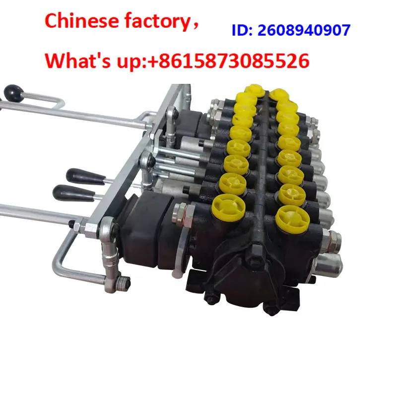 CDB-F15L Drilling Rig Project Hydraulic Manual Multi-Directional Valve Distributor for Sanitation Garbage Truck Mounted on Truck