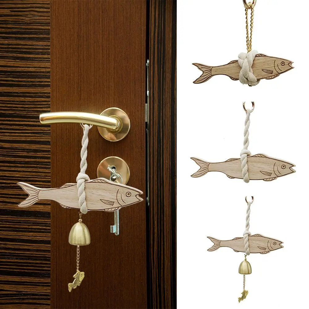 Cute Ultra-thin Fish Car Ornament Lightweight Wall-mounting Wall Wooden Door Pendant Saves Space Wall Art Hangable Car Interior
