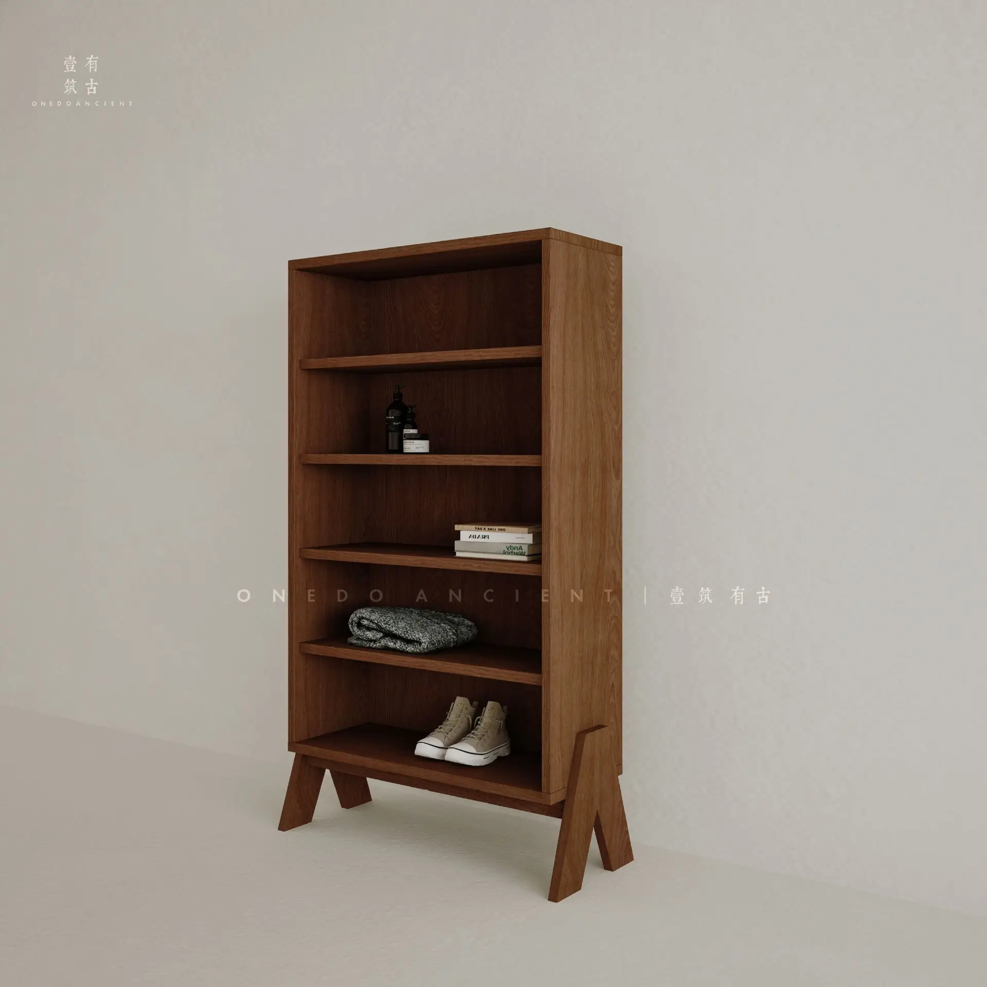 

PYJ new Chinese living room integrated wall locker solid wood dining side cabinet