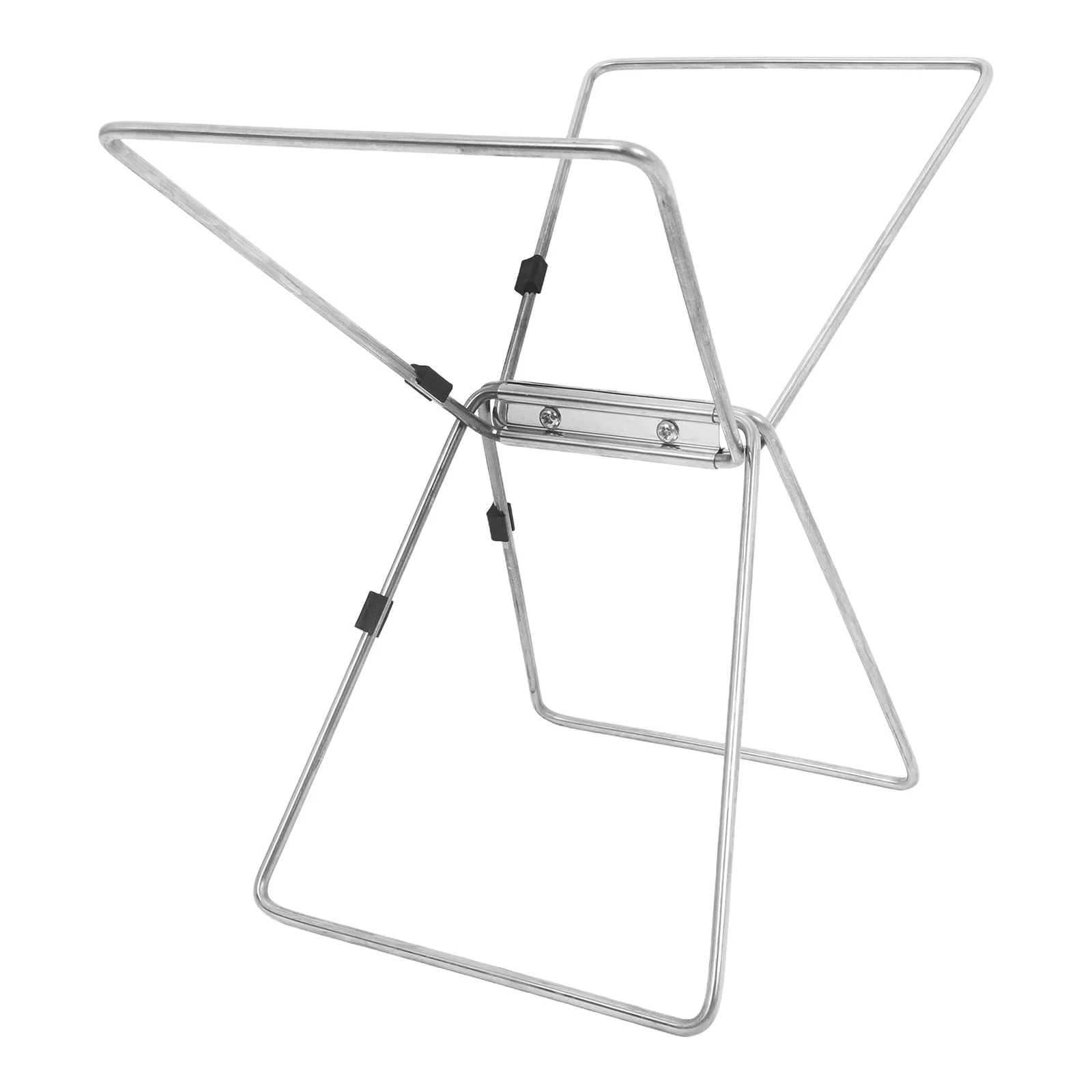 

Stainless Steel Folding Portable Camping Box Stand Outdoor Cooler Rack Insulated Storage Holder Travel for Hiking Fishing