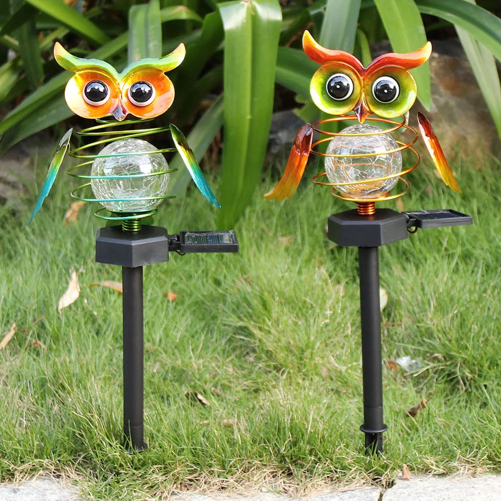 

Solar Owl Modeling Lawn Lights for Garden Terrace Driveway Easy Install Solar Energy Powered Outdoor Lighting Decor