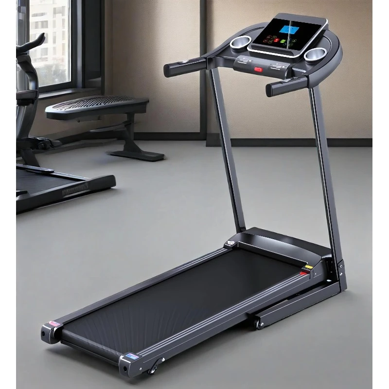 

2-in-1 Foldable Electric Treadmill Desk 1-6Km/H Speed Home Fitness Motorized Treadmill for Compact Spaces Portable