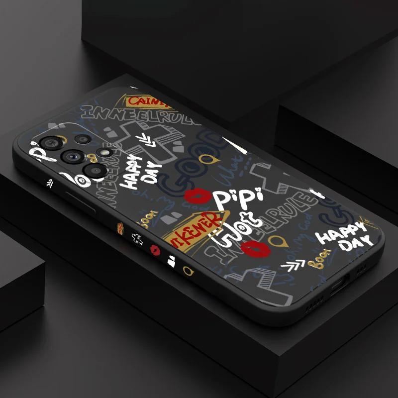 

Trendy Graffiti Phone Case For Samsung Galaxy A73 A53 A33 A23 A13 A03 A72 A52 A52S A32 A22 A12 A71 A51 A31 A21S 4G 5G Cover