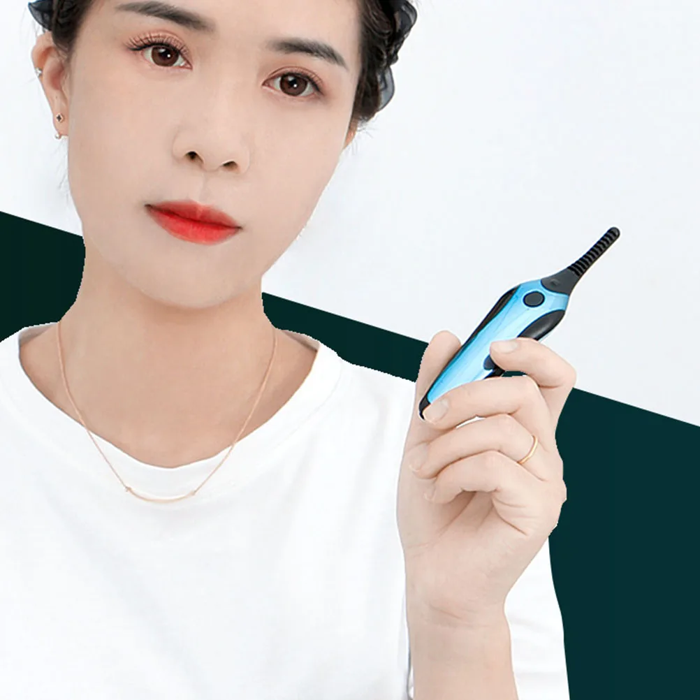 

Electric Eyelash Curler Heated USB Charging Compact Size Multiple Temperature Protection Practical Durable Makeup Tools