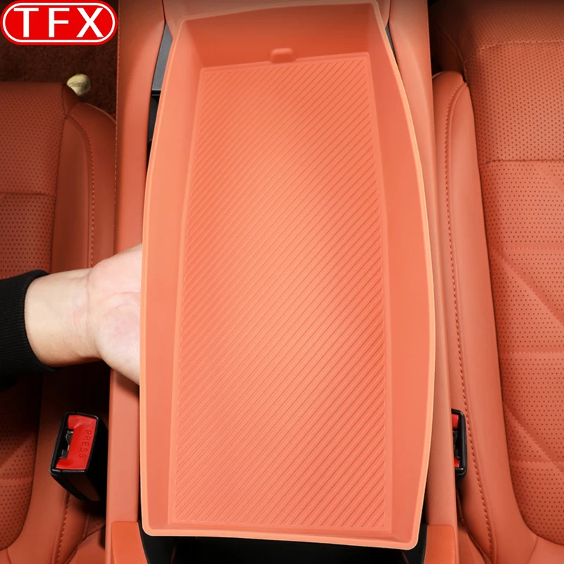 

For Changan Deepal S05 2024-2026 Car Styling Armrest Box Lower Storage Box Cover Central Control Storage Box Auto Accessories