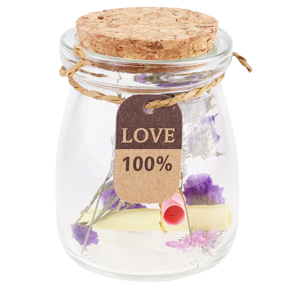 

Creative Glass Wish Bottle Cork Lid Large Opening For Messages Love Notes Wedding Party Decor Gift Jar Flower Vase Glass