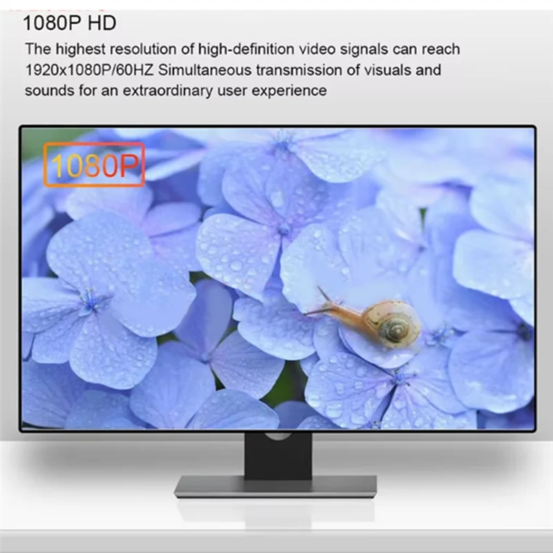 

Latest 1080P 50M Wireless Adapter -Compatible Video With LED For Camera Laptop Monitor Projector
