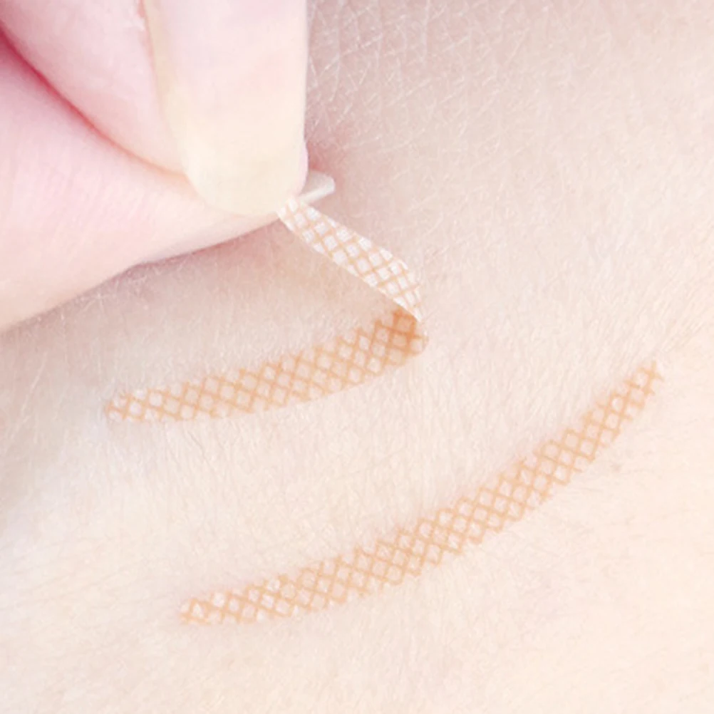 

60 Sheets Double Eyelid Stickers Mesh Lace Invisible Traceless Eyelid Paste for Women Easy Application Natural Makeup Thin