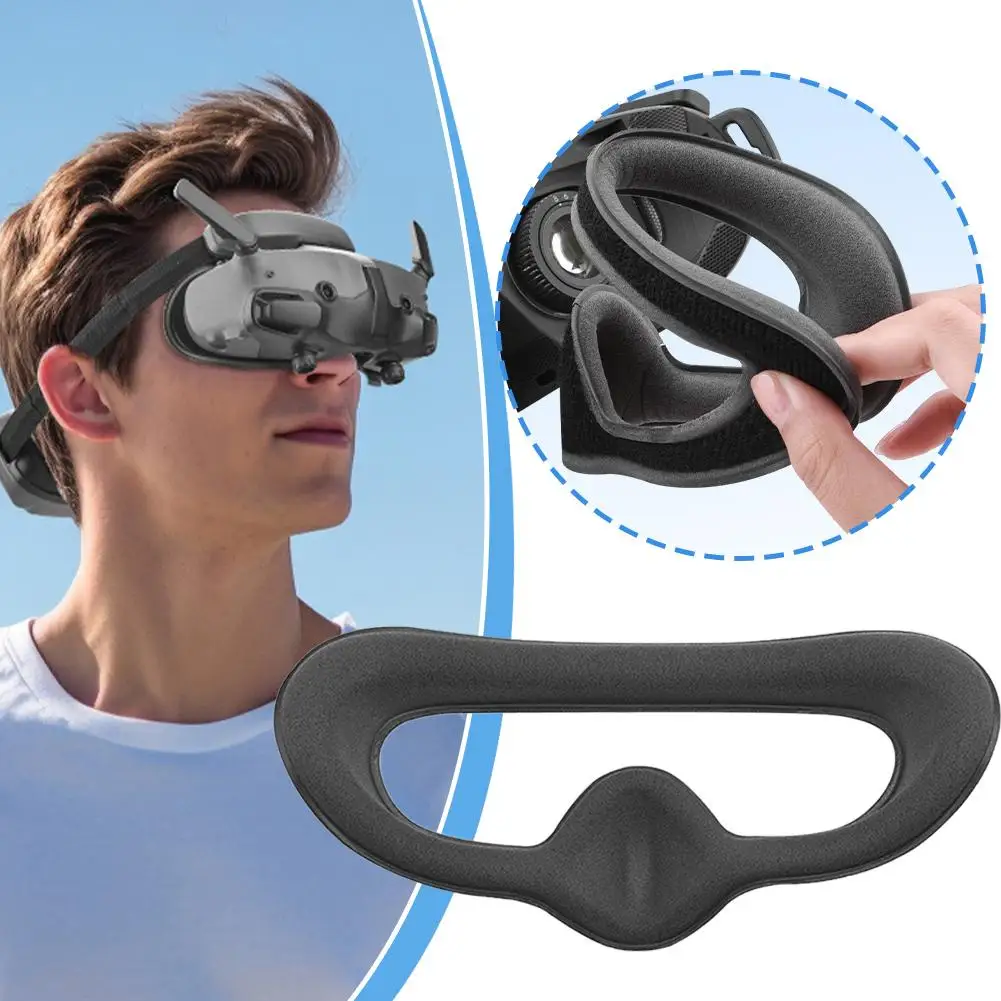 

Маска для глаз для DJI Goggles 2/3/Integra Sponge Защитная крышка Сменная мягкая лицевая панель Подушечка для глаз для Avata 2, лицевая панель Too D9Q1