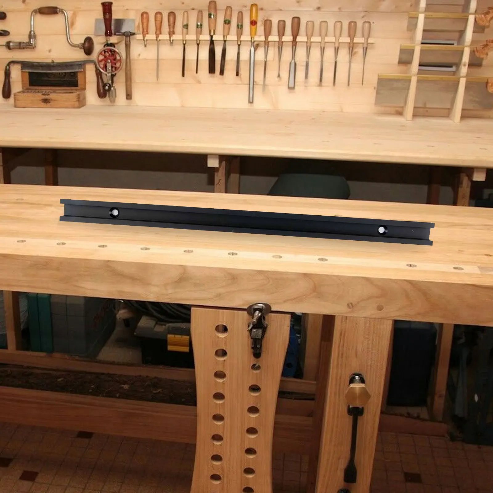 

Quick Acting Clamp Aluminium T-Track Router Setup 300mm Length 400mm Length 500mm Length Aluminium Alloy Material