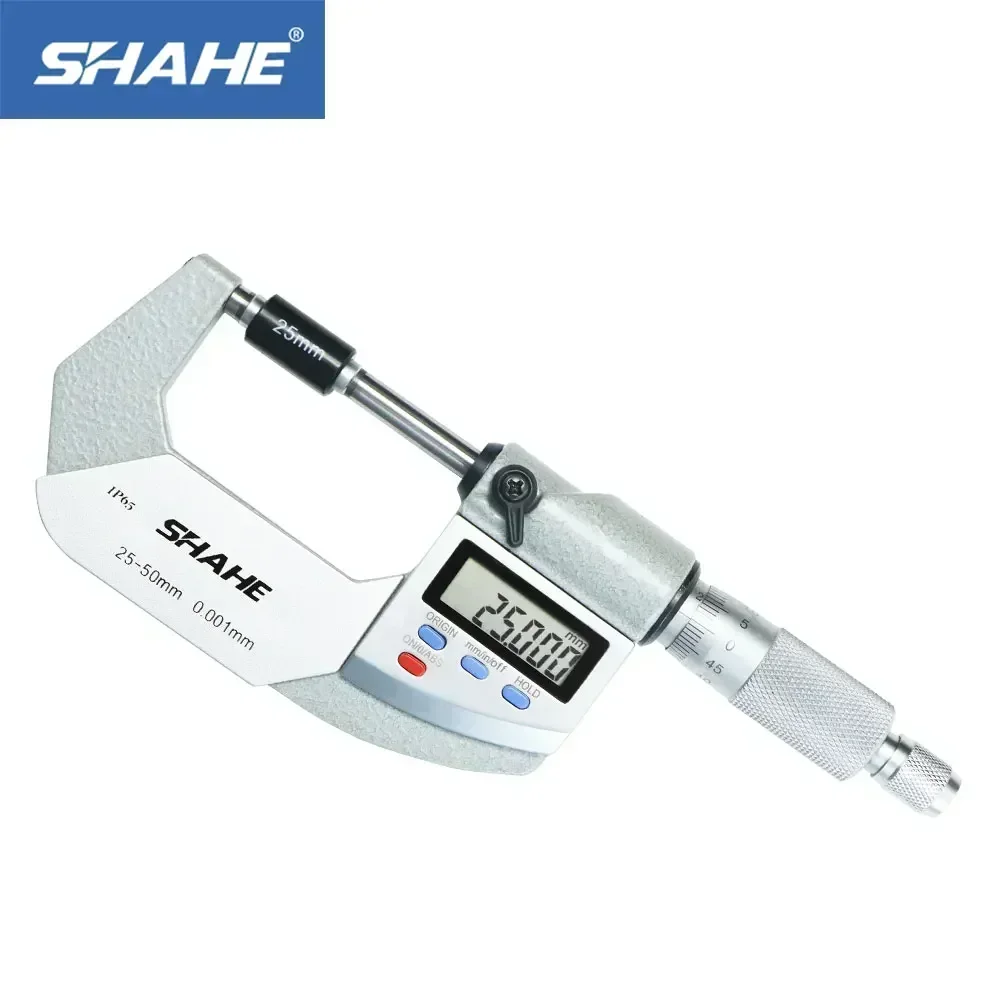 IP 65 Digital Micrometer 0.001 mm Digital Caliper Vernier Gauge Micrometer 25-50 mm Digital Outside Micrometer