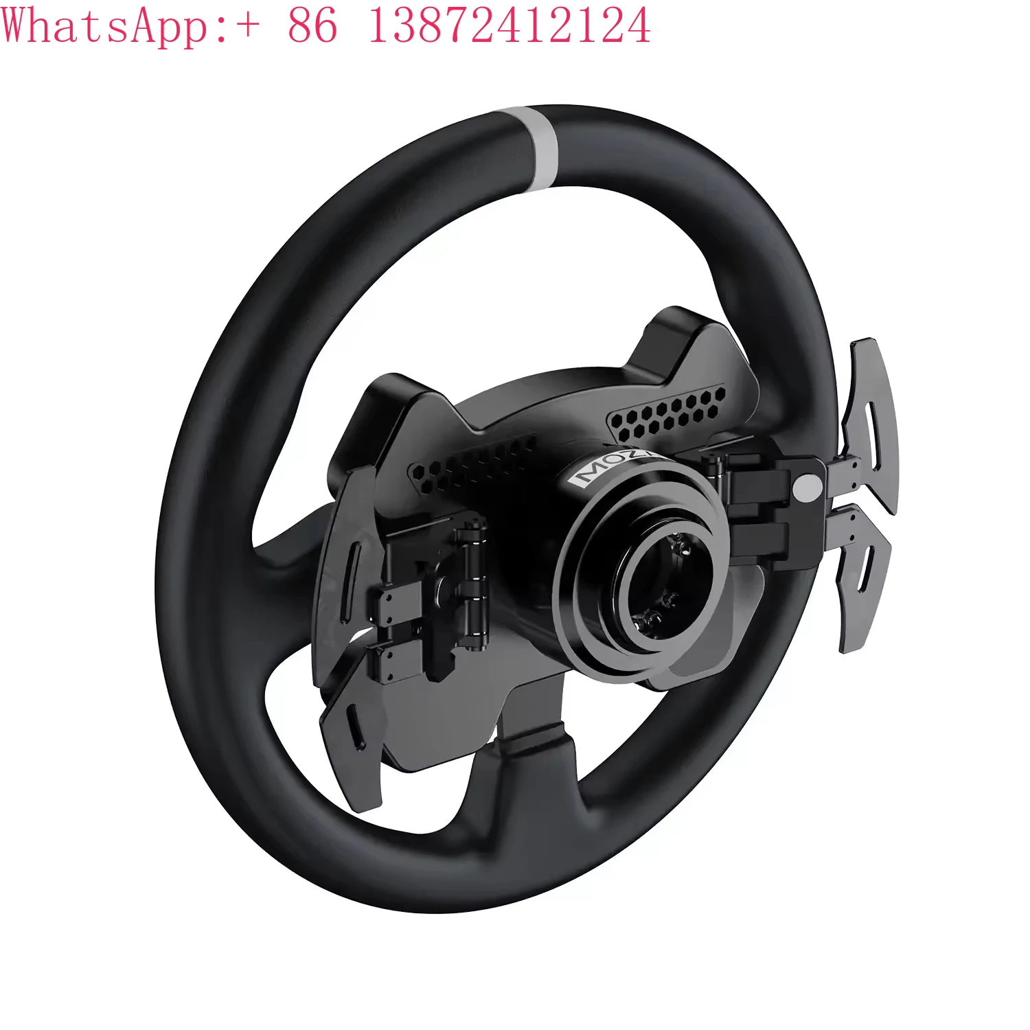 

forMOZA Racing CS V2P Steering Wheel 13 Inch Standard Racing Rim With Aviation Grade Aluminum Alloy Frame