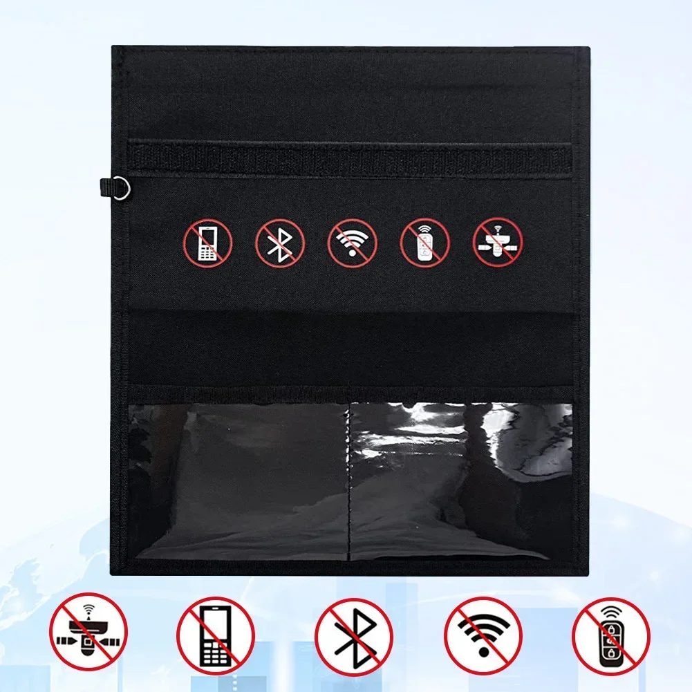 Signal Blocking Bag Mobile Phone Anti-radiation Signal Shielding Bag Faraday Cage Pouch Car Key Radiation Protection Storage Bag