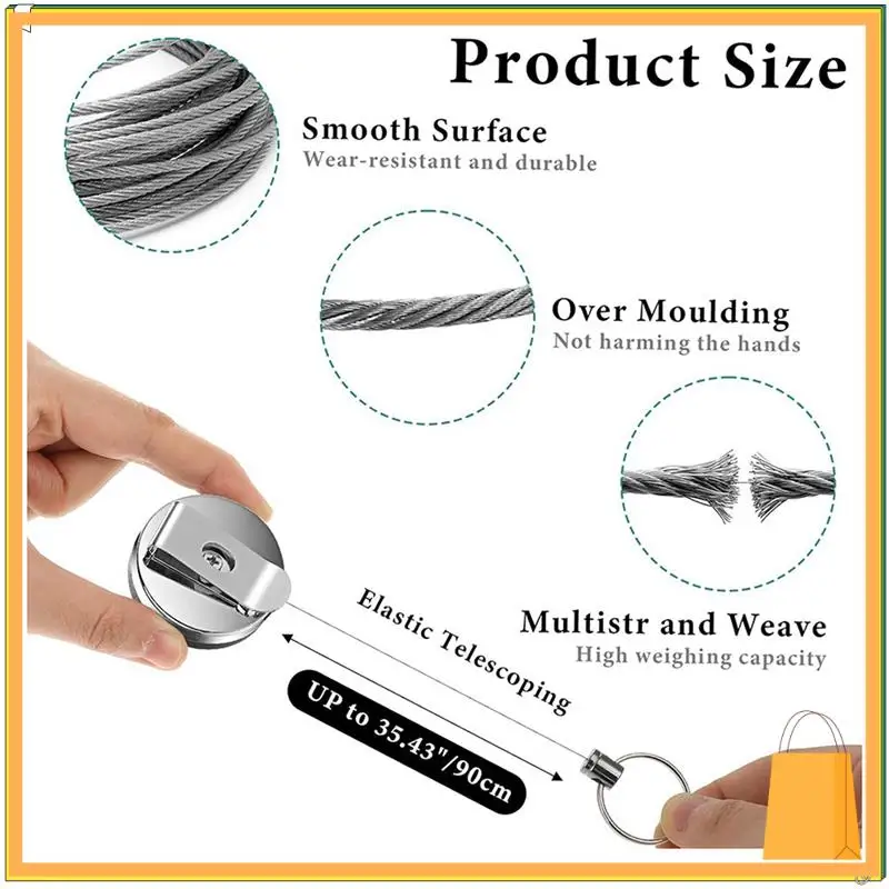 L52A-4 упаковки, сверхмощный выдвижной держатель для карандашей, универсальный выдвижной ремешок для плотников, медсестер, официанток