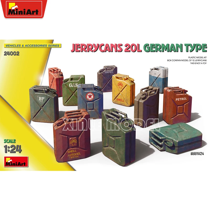 

Комплект пластиковой модели MiniArt 24002, немецкий масляный барабан, 20 л, 1/24